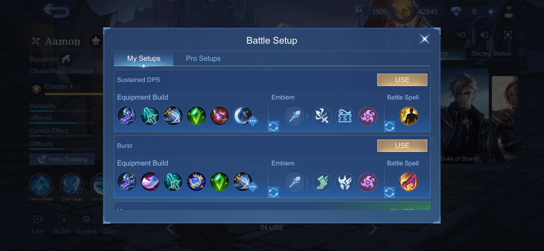 بیلد آیتم بهینه برای هر هیرو